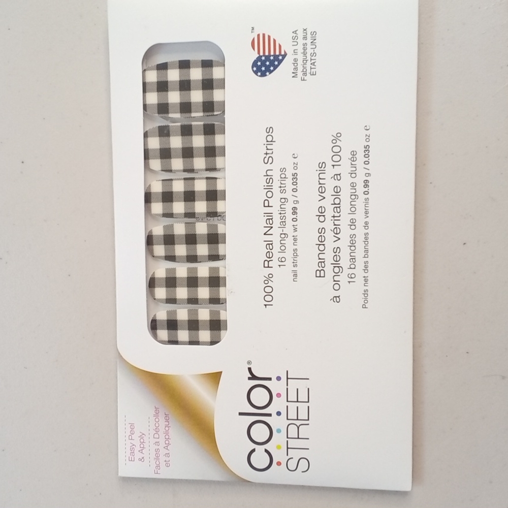 Color StreeColor Street Nail Strip Retired Plaid About You